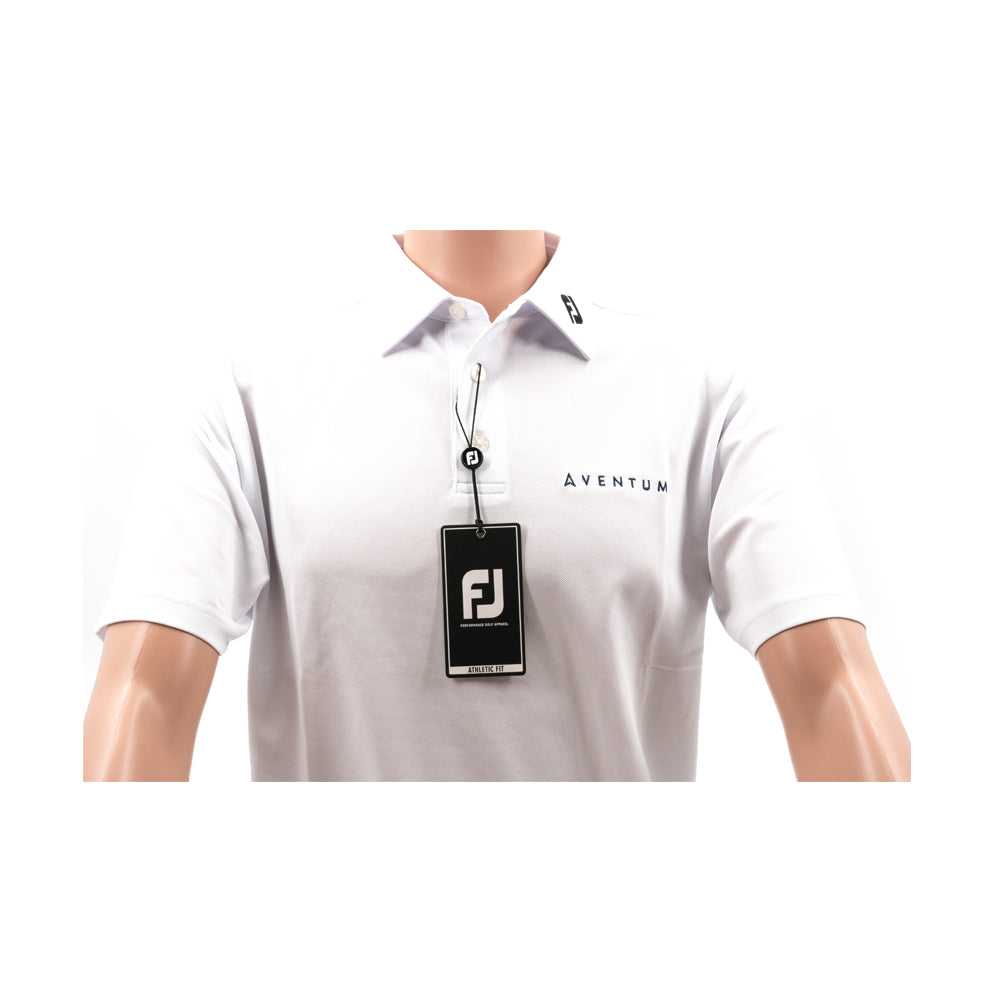 Aventum White FootJoy Polo Shirt