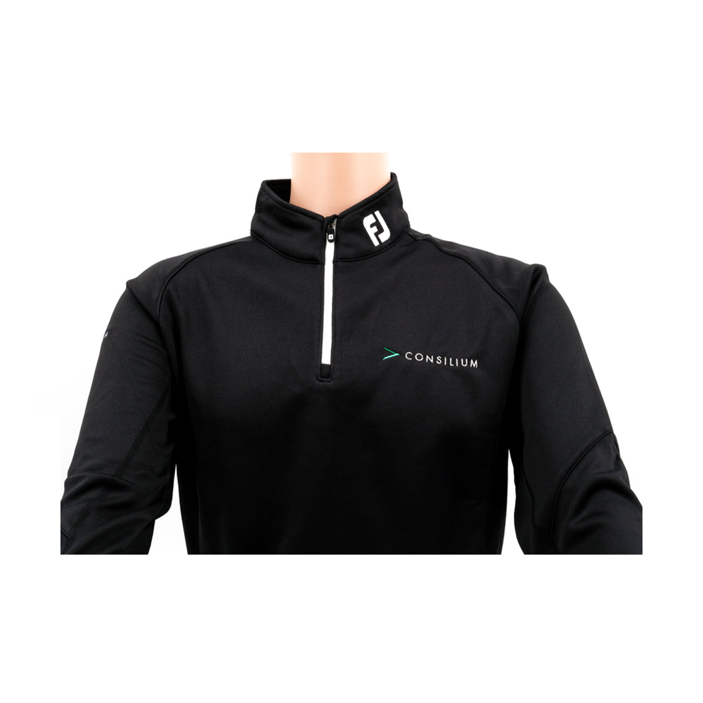 Consilium - Quarter Zipped Top - Black