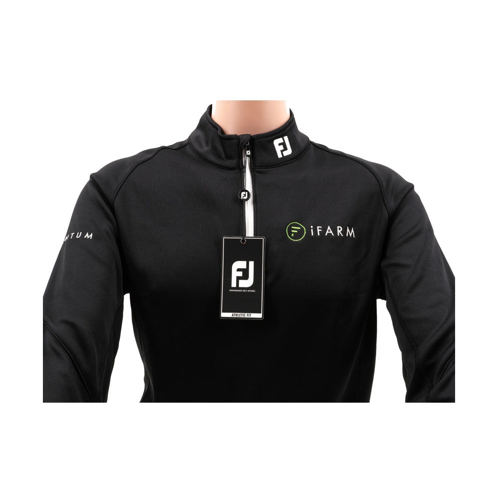 iFarm - Quarter Zipped Top - Black