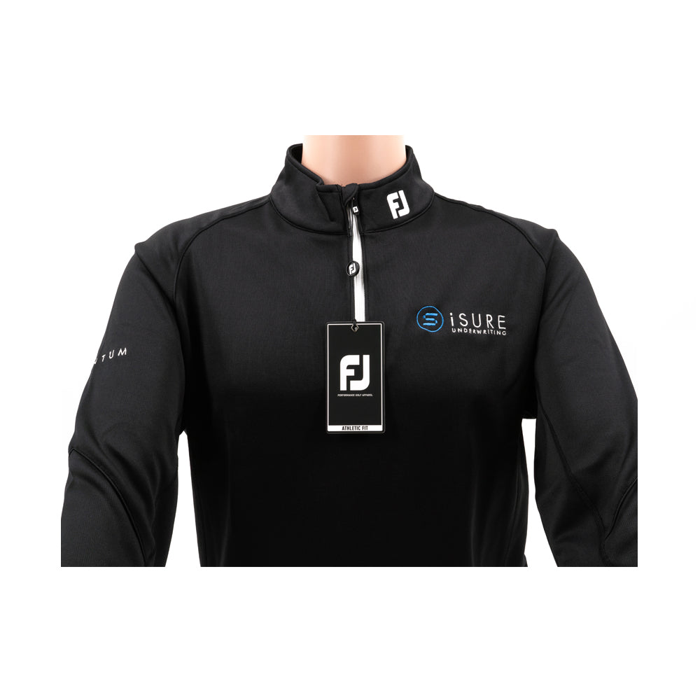 iSure - Quarter Zipped Top - Black