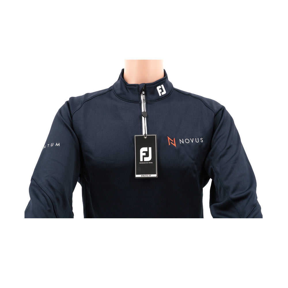 Novus Navy Quarter Zipped Tops