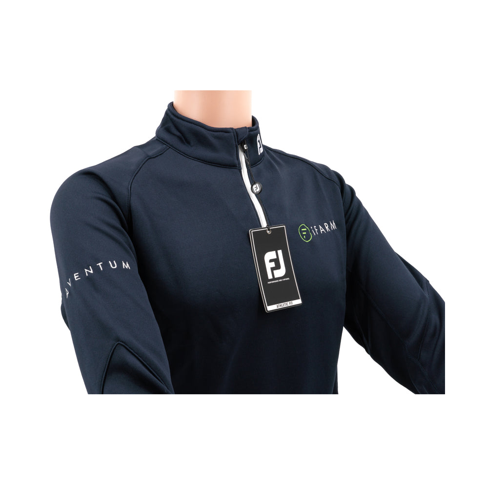 IFarm Navy Quarter Zipped Tops