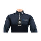 ISure Navy Quarter Zipped Tops