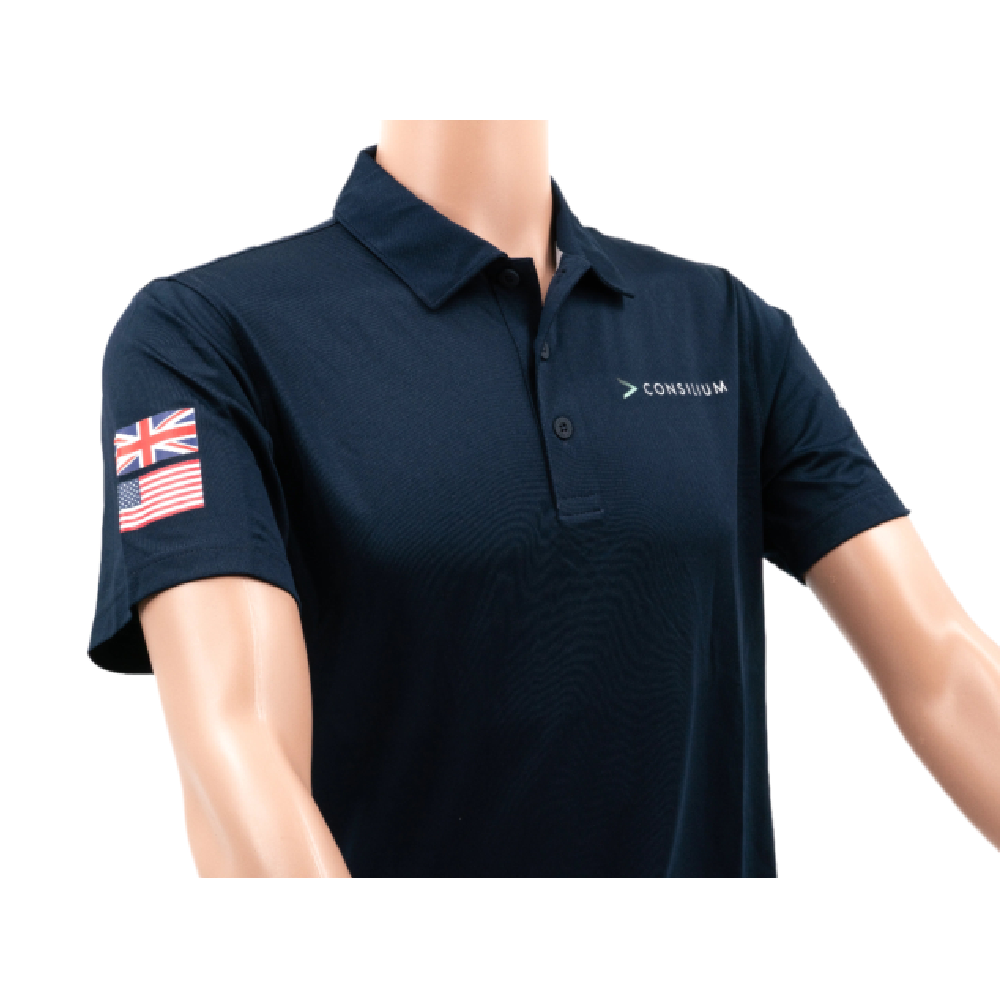 Consilium - Polo Shirt - Navy - USA Flag